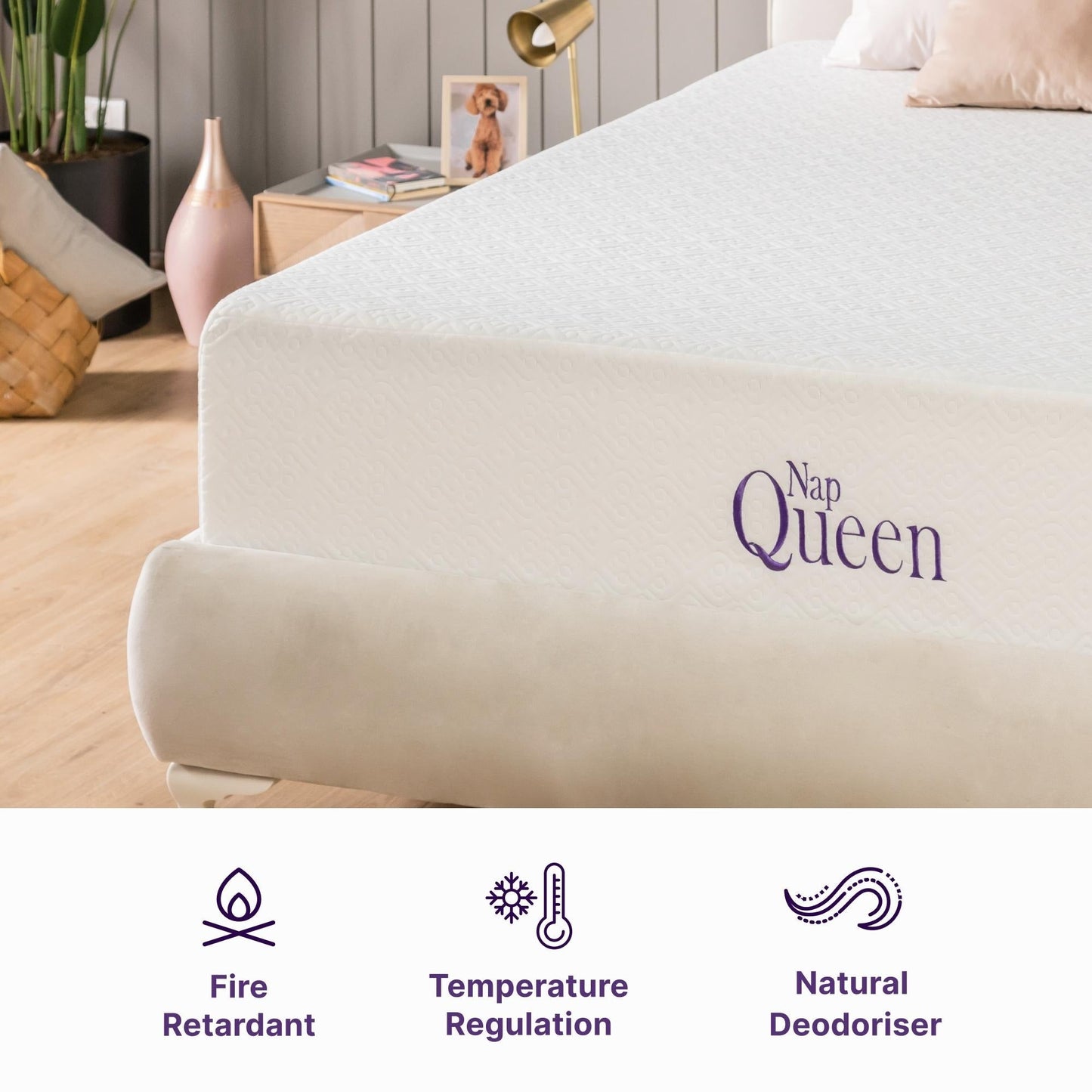 Materasso in memory foam con gel rinfrescante NapQueen Elizabeth 6
