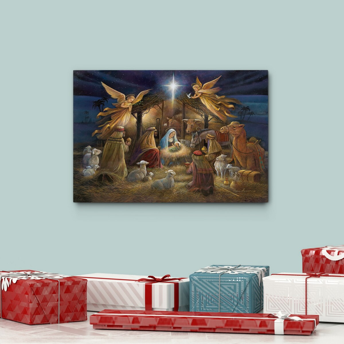 Natività - Tela Premium Gallery Wrapped - Pronta da appendere