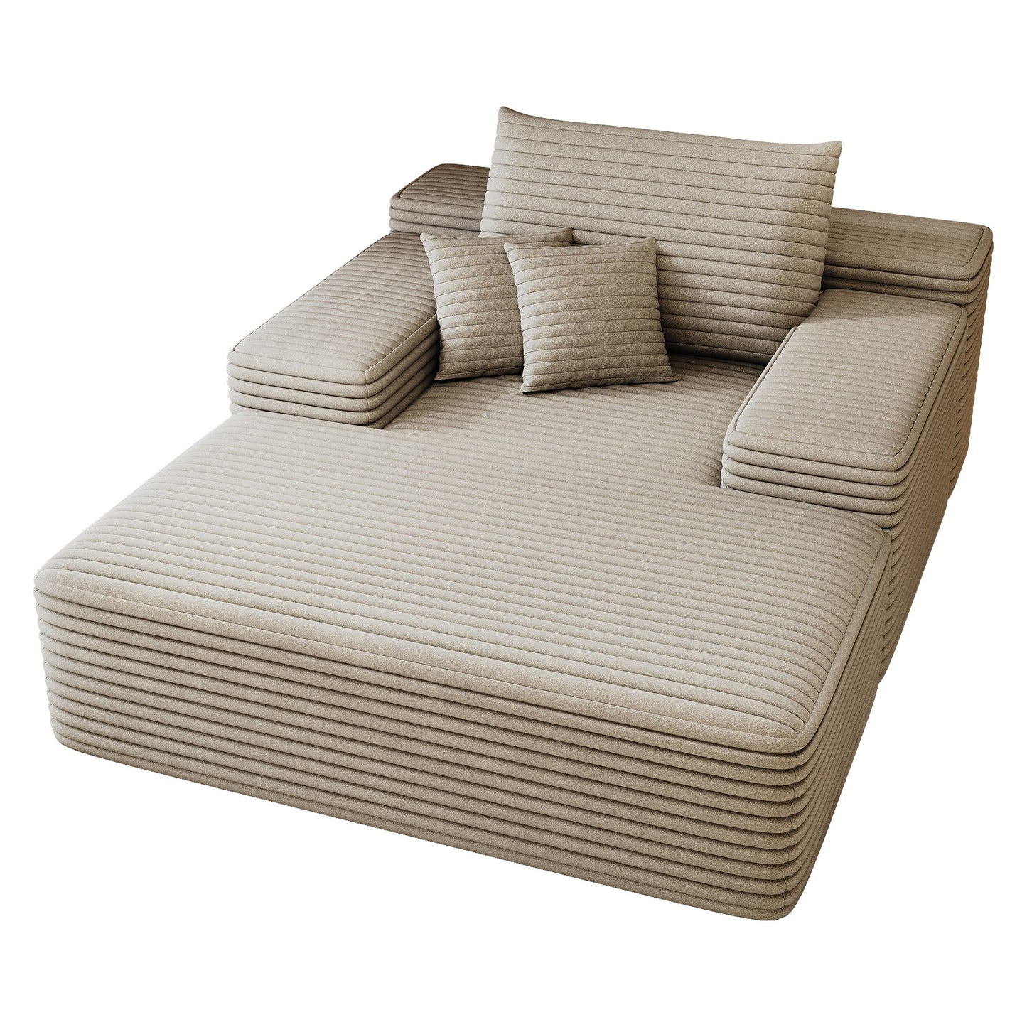 Divano letto imbottito oversize Nebula, divani letto imbottiti Cloud per una lettura e un relax confortevoli