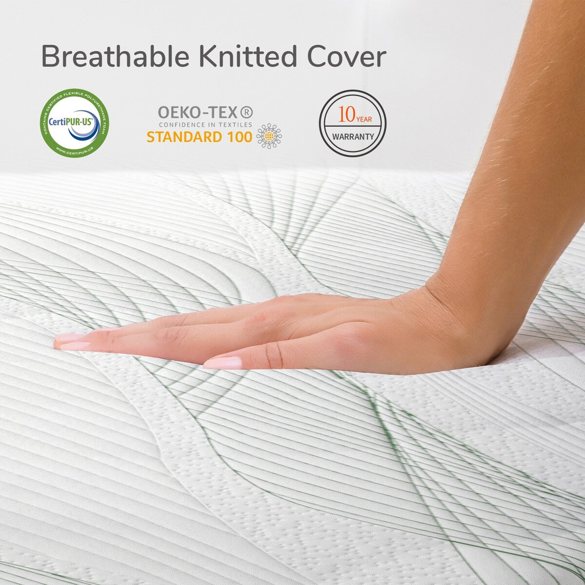 Materasso Novilla da 10 pollici di medie dimensioni