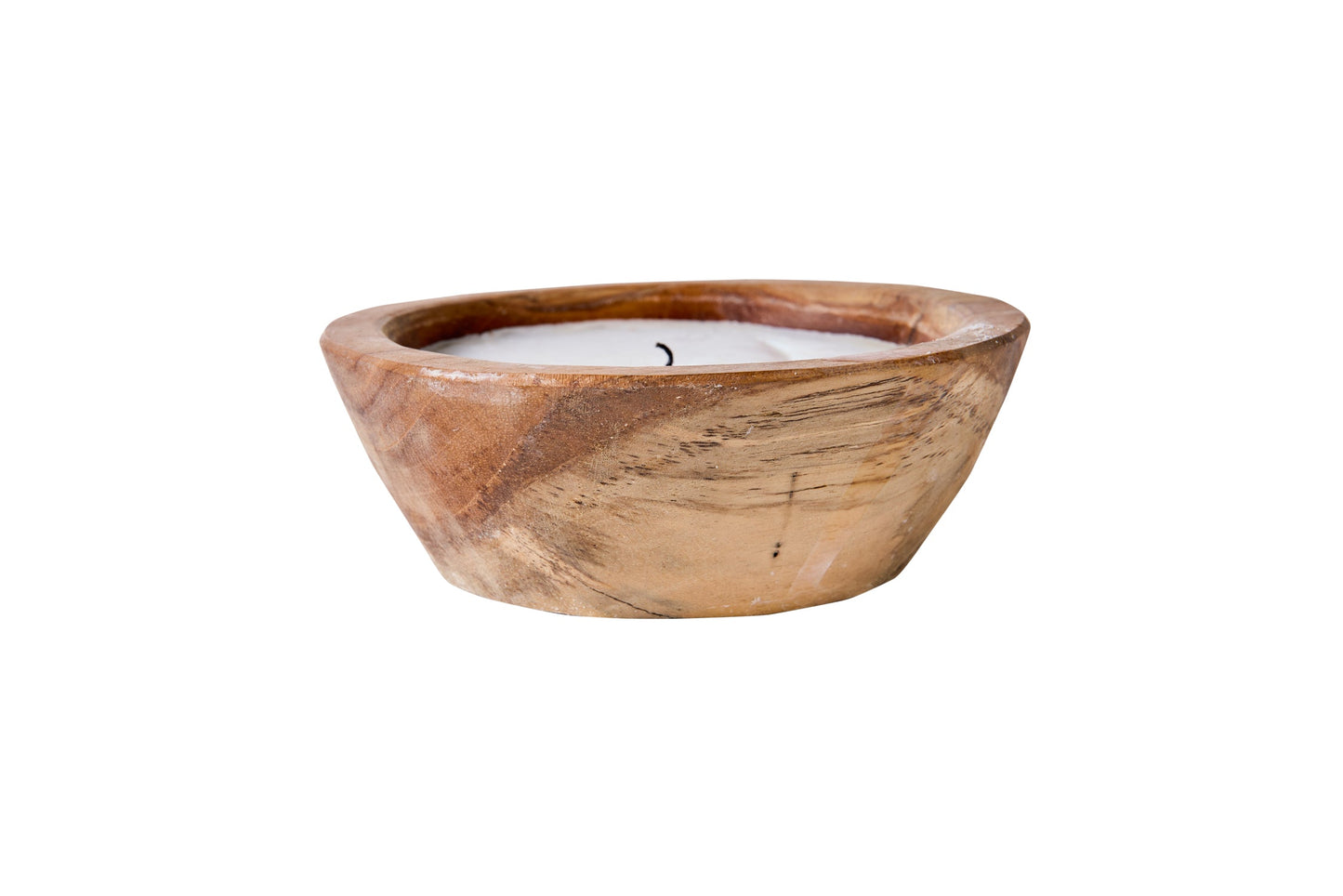 Rush Waves - Candela in Legno Tonda Piccola