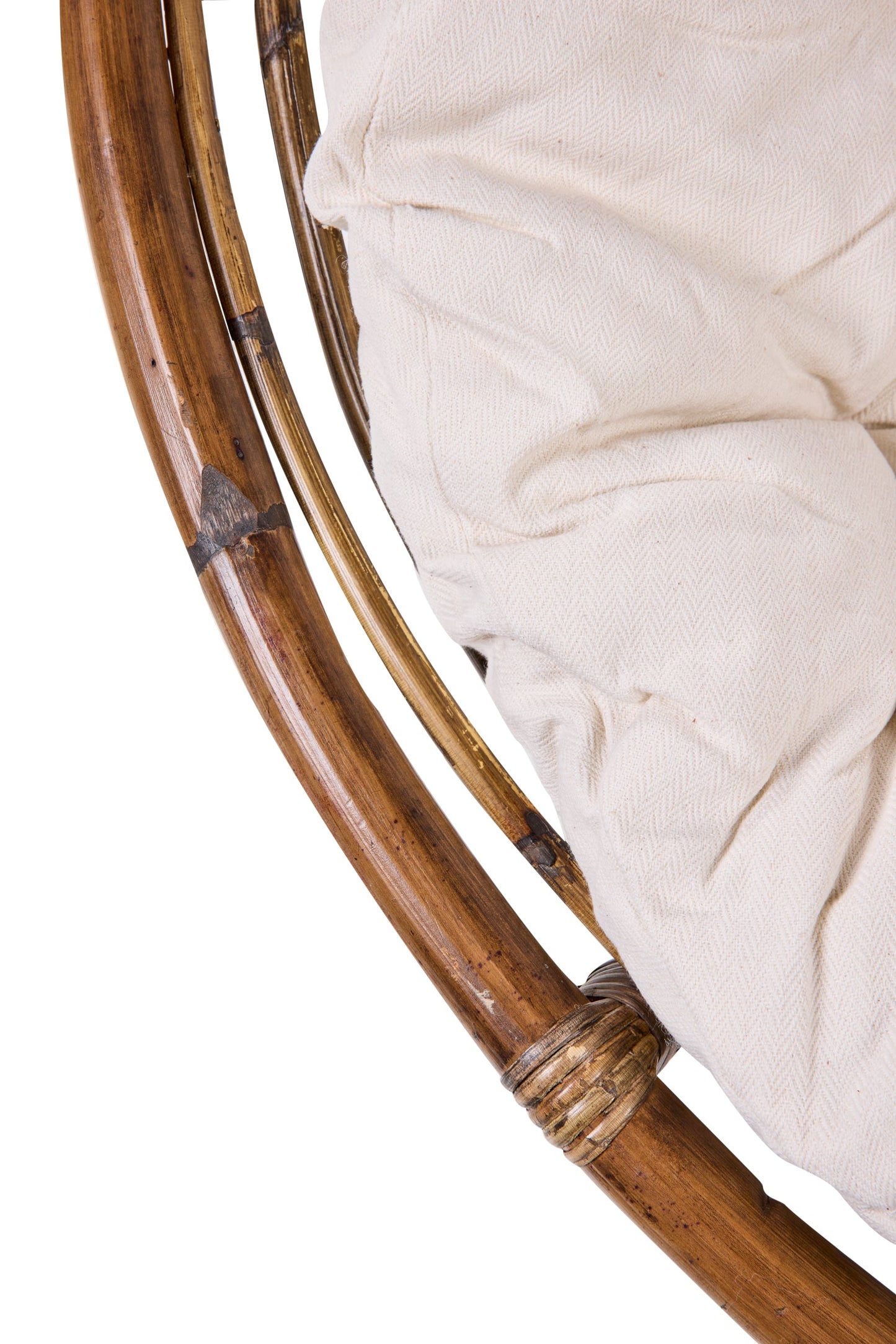 Colombo - Divano in rattan con cuscino