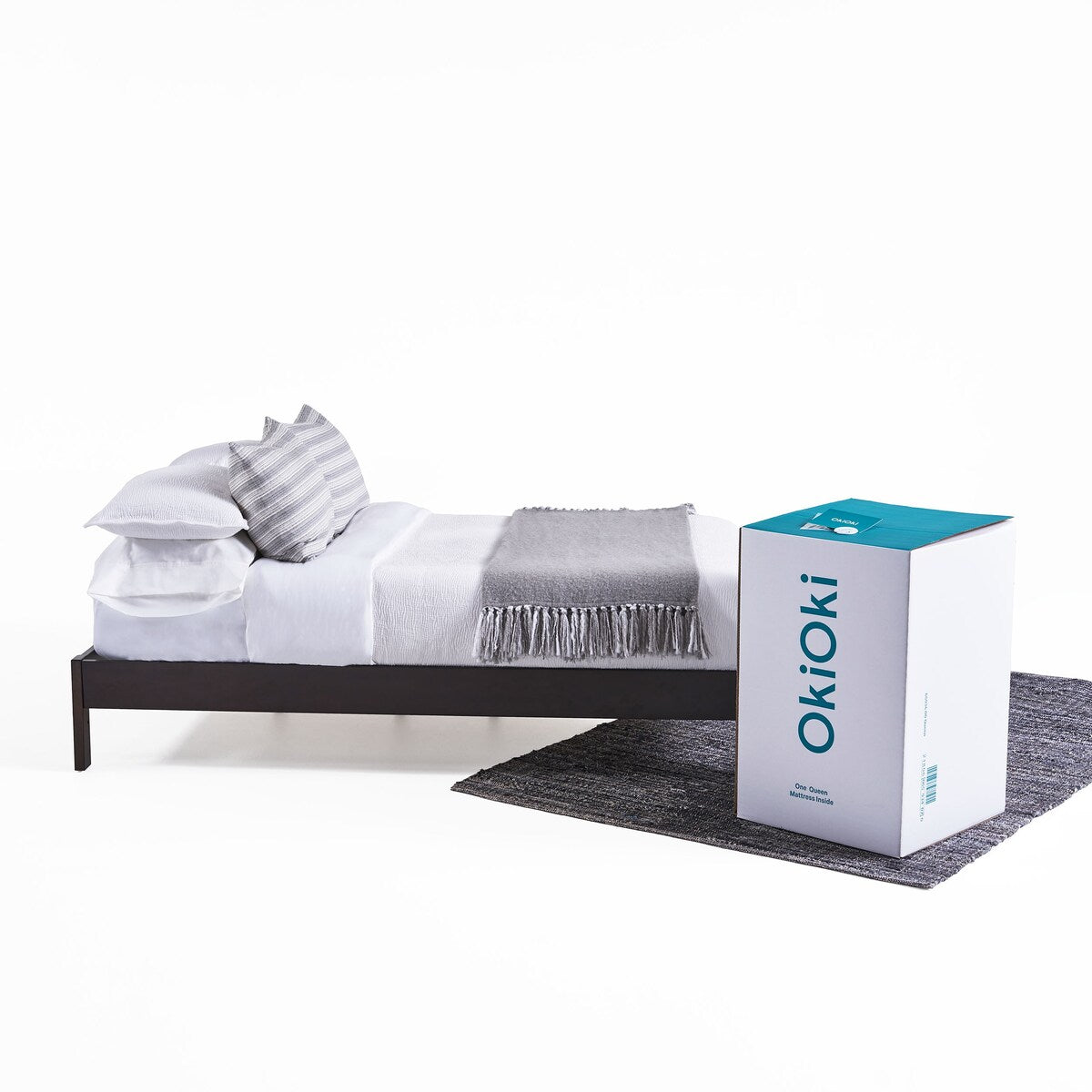 Materasso ibrido in schiuma e molle OkiOki con fodera con cerniera rinfrescante - OkiEasy