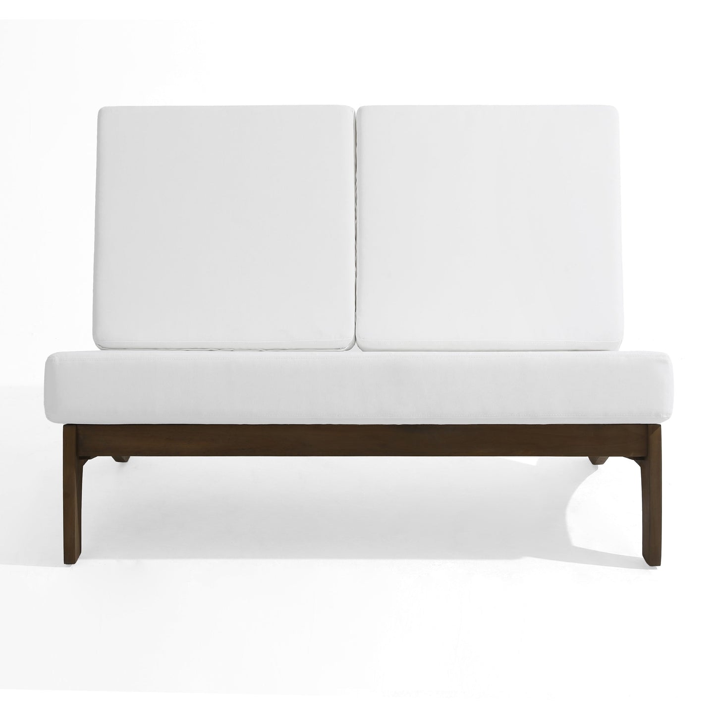 Set di poltrone da esterno in legno con cuscino