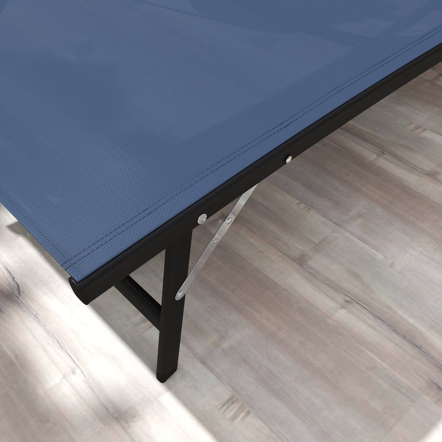 Set di 2 sedie a sdraio da giardino Outsunny, reclinabili da esterno in 2 pezzi con ruote, schienale regolabile su 5 livelli