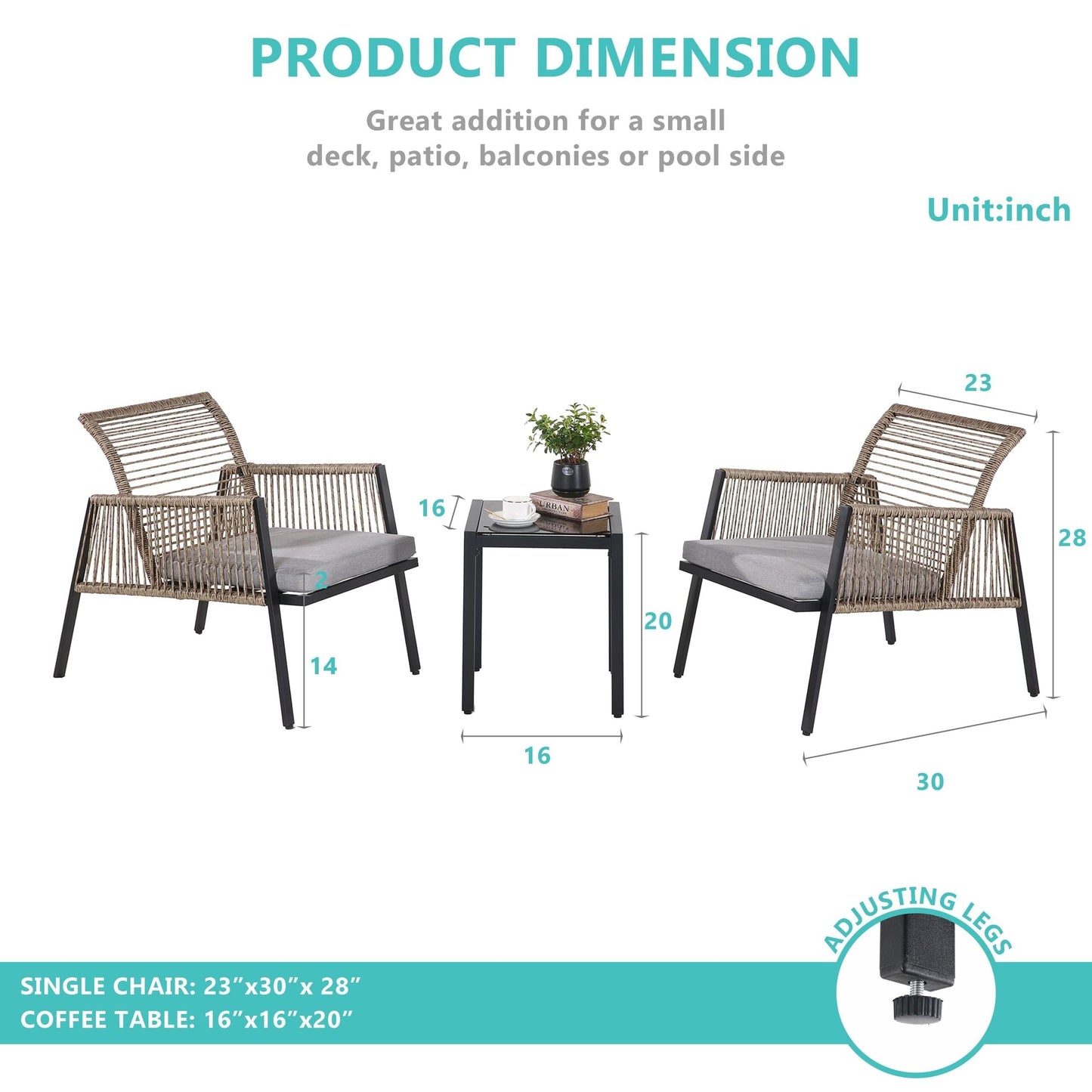 Set di mobili da giardino - Divano componibile da esterno in vimini e rattan, set da conversazione per tutte le stagioni, con morbidi cuscini