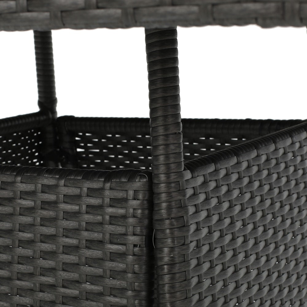 Set da pranzo in vimini da 5 pezzi Patterson Outdoor con cuscini di Christopher Knight Home