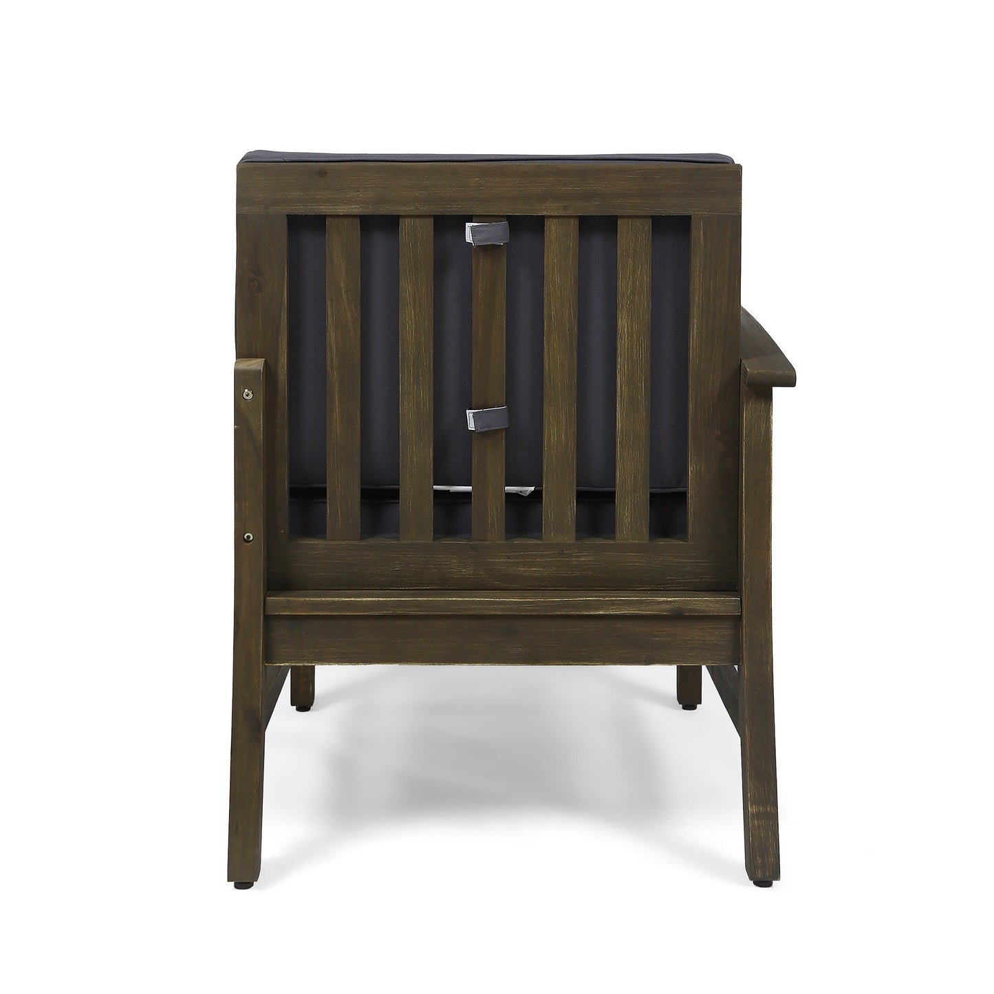 Set da 4 pezzi di divano e tavolo imbottito Perla Outdoor Acacia di Christopher Knight Home