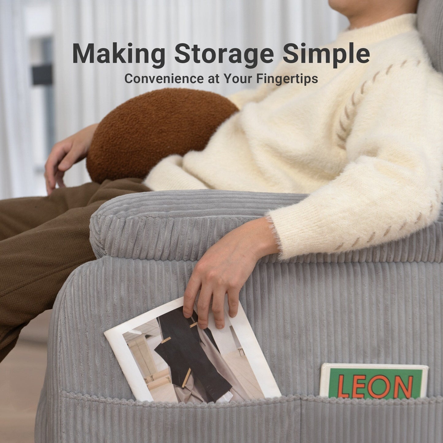 Poltrona reclinabile girevole elettrica