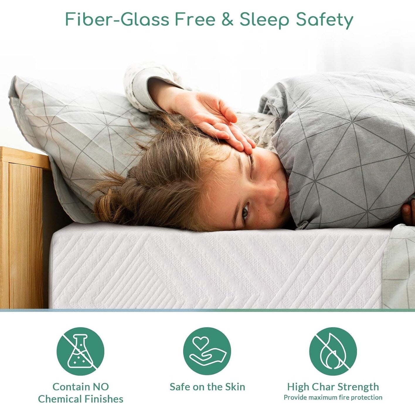 Materasso Queen, materasso in memory foam da 14 pollici Queen in a Box - Materasso Cool Gel Bed semirigido