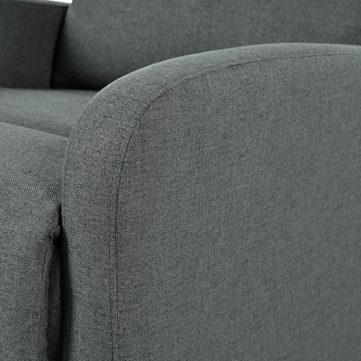 Poltrona reclinabile moderna Roomfitters, poltrona reclinabile manuale per home theater, poltrona reclinabile regolabile per soggiorno, antracite