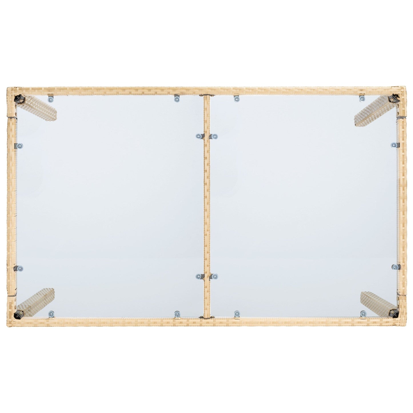 Set da pranzo in vimini SAFAVIEH Outdoor Snezhana da 7 pezzi - 59Lx35Px29A