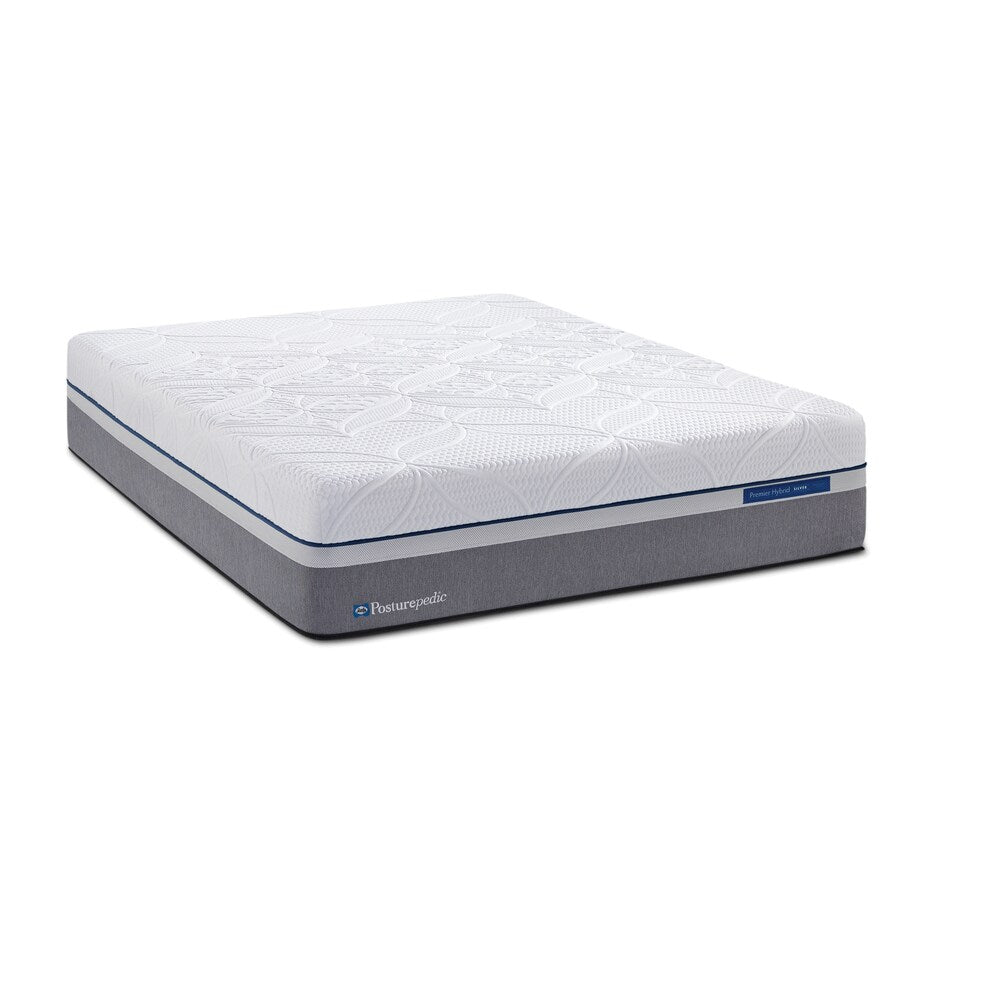 Materasso Sealy Posturepedic Hybrid Silver Plush California King-size - Bianco