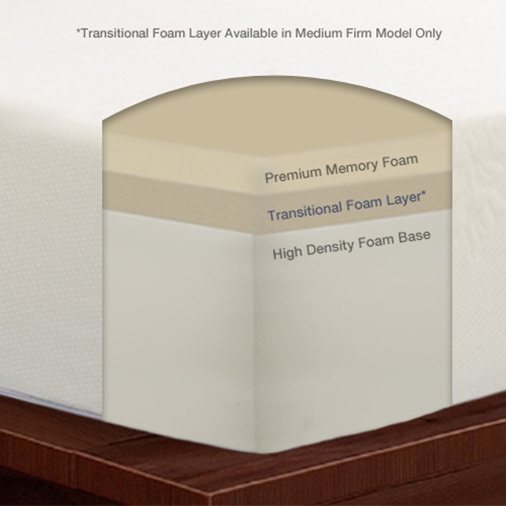 Seleziona il materasso in memory foam California King-size da 11 pollici, di lusso, di media rigidità