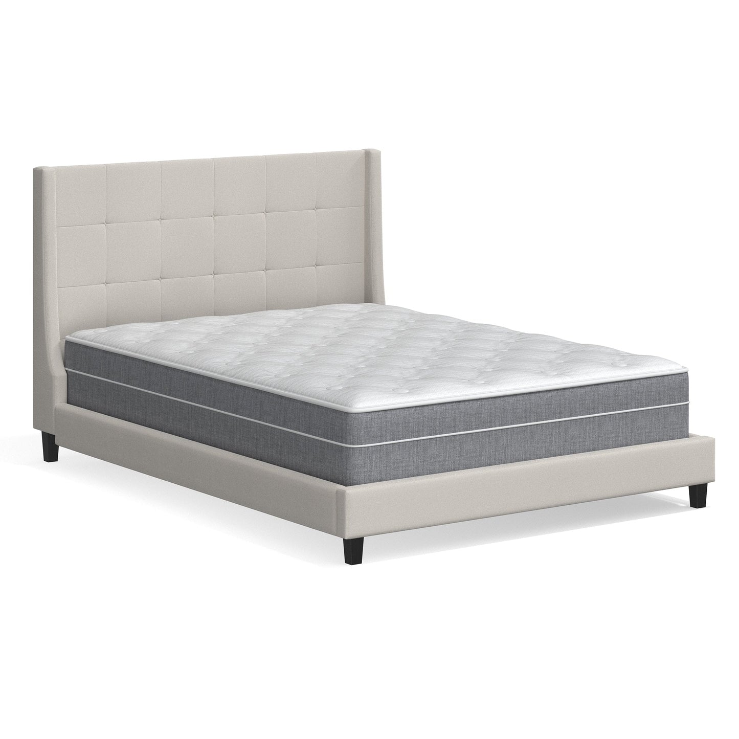 Seleziona il materasso ibrido trapuntato in memory foam gel di lusso medio da 14 pollici