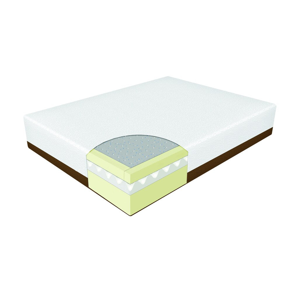 Materasso in memory foam Spa Supreme da 10 pollici per letto singolo