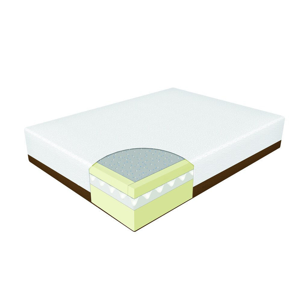Materasso in memory foam gel Spa Supreme da 12 pollici queen-size