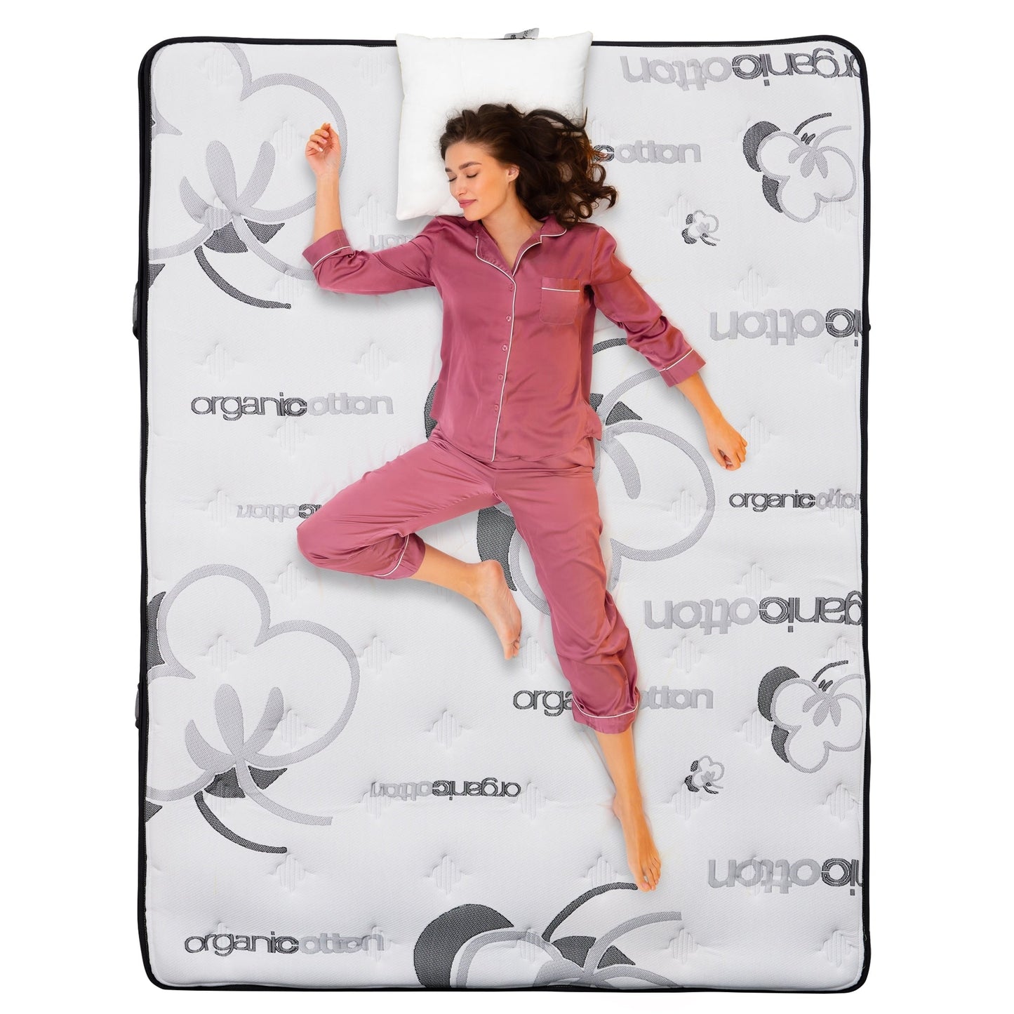 Materasso ortopedico Spectra da 14 pollici con superficie trapuntata in peluche