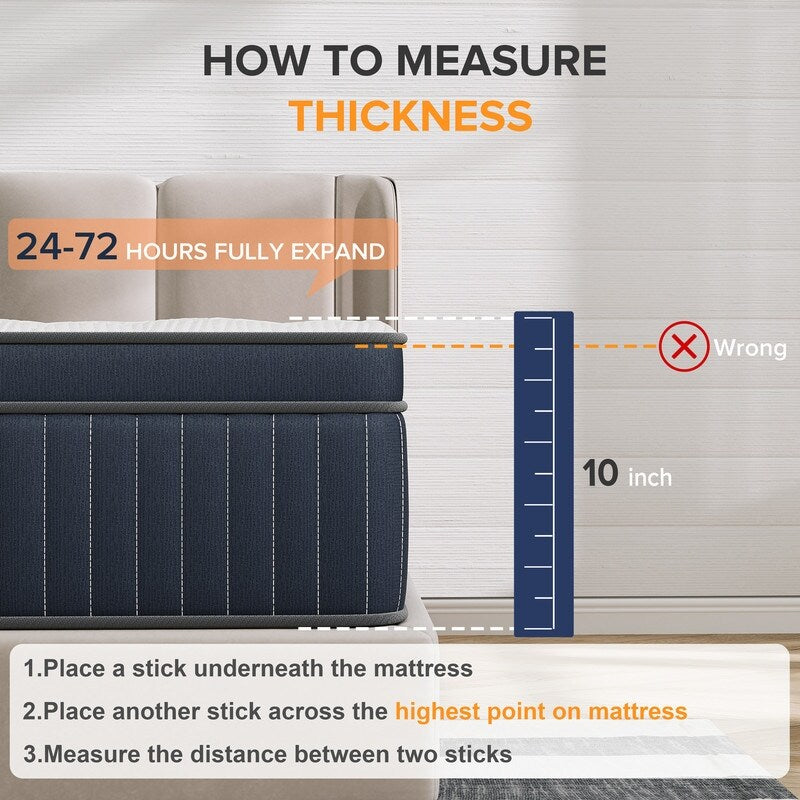 Materasso ibrido SweDrea Plush - 12 notti rinfrescanti per chi dorme caldo