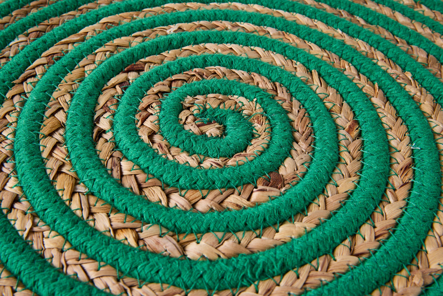 Tovaglietta - Set 1/4 Cerchio Verde E Beige