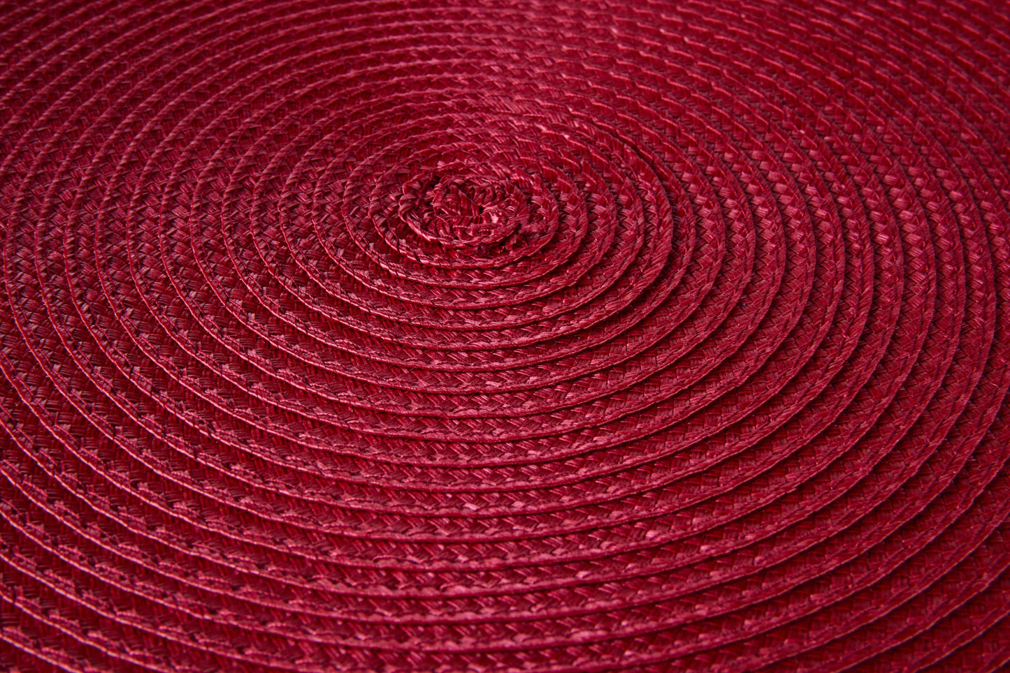 Tovaglietta - Treccina Tondo Bordeaux Set 1/4 Avvolgimento