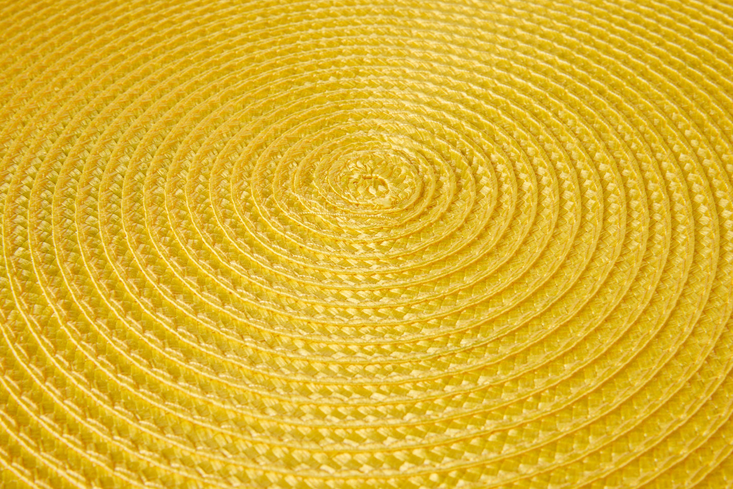 Tovaglietta - Treccina Tondo Set 1/4 Avvolgimento Giallo