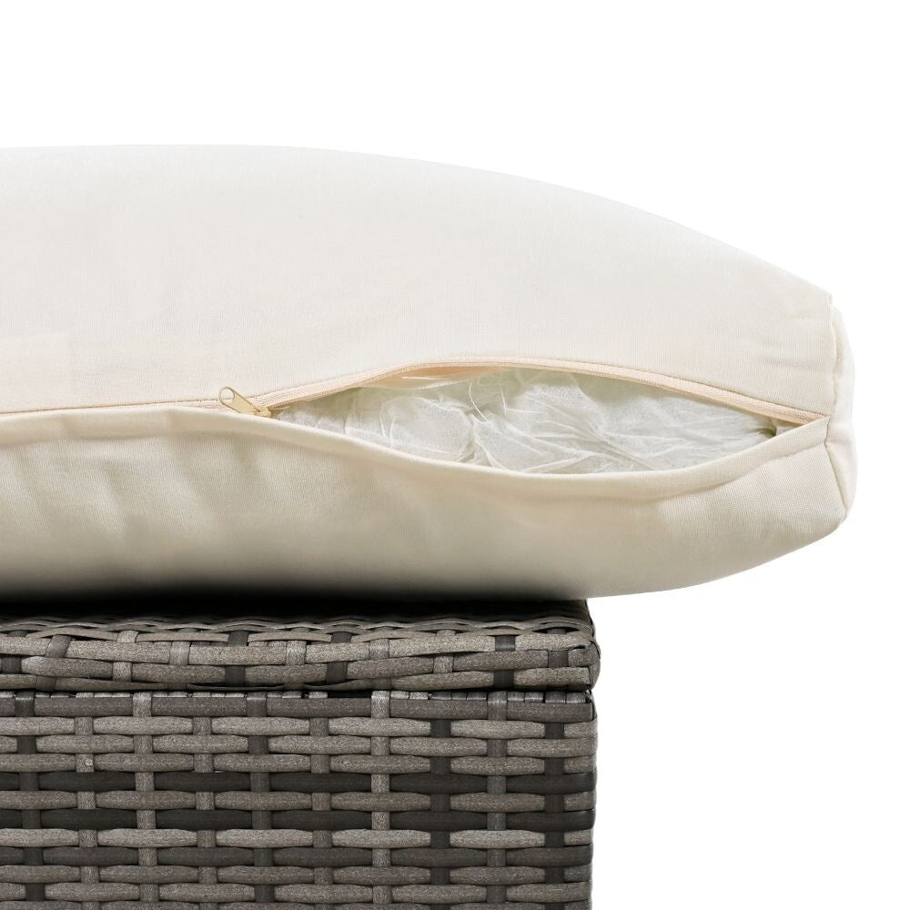 Set di divani da esterno multi-persona a forma di U, adatti per giardini