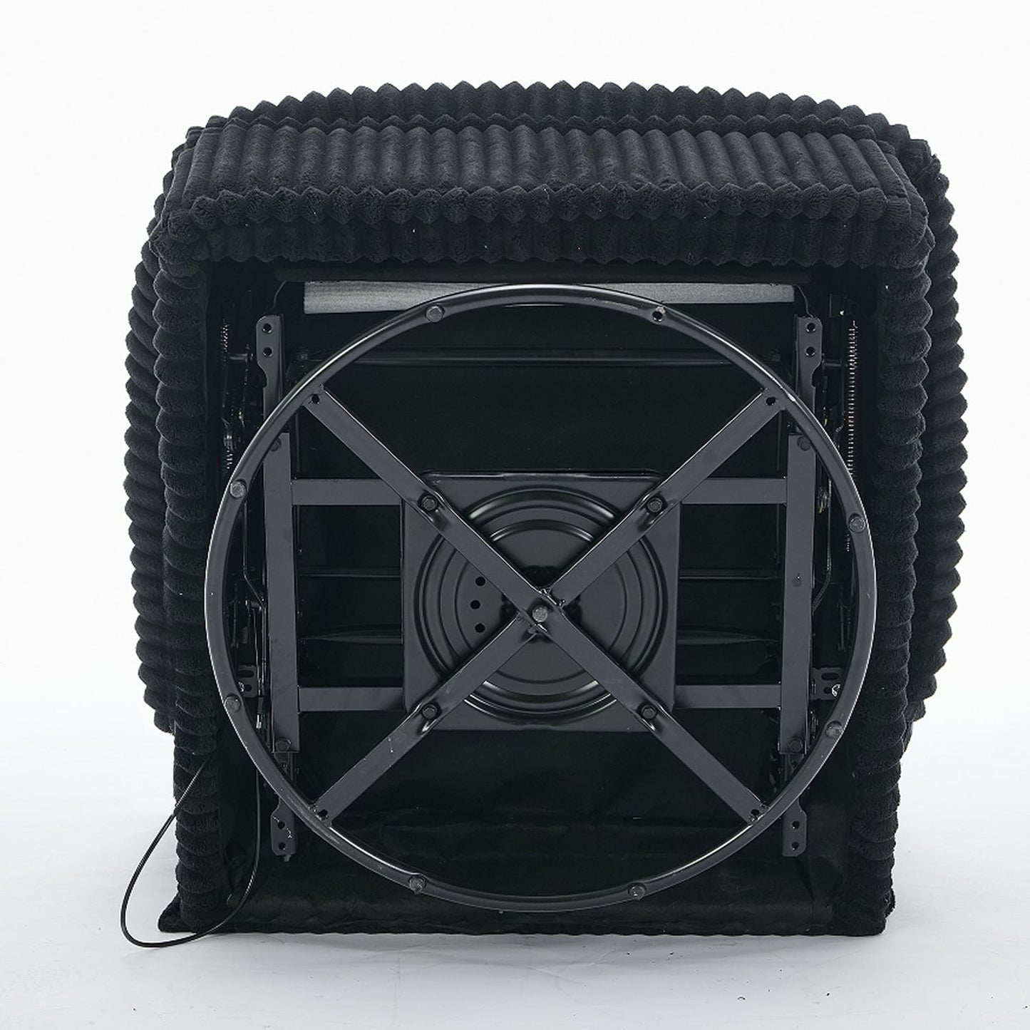 Divano reclinabile versatile in velluto a coste per relax e comfort