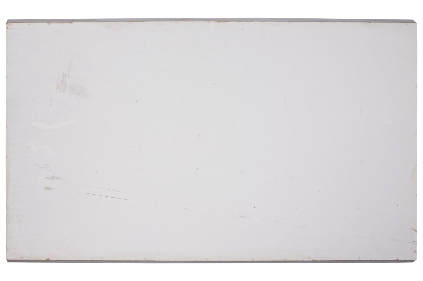 Vassoio rettangolare invito mano in legno bianco