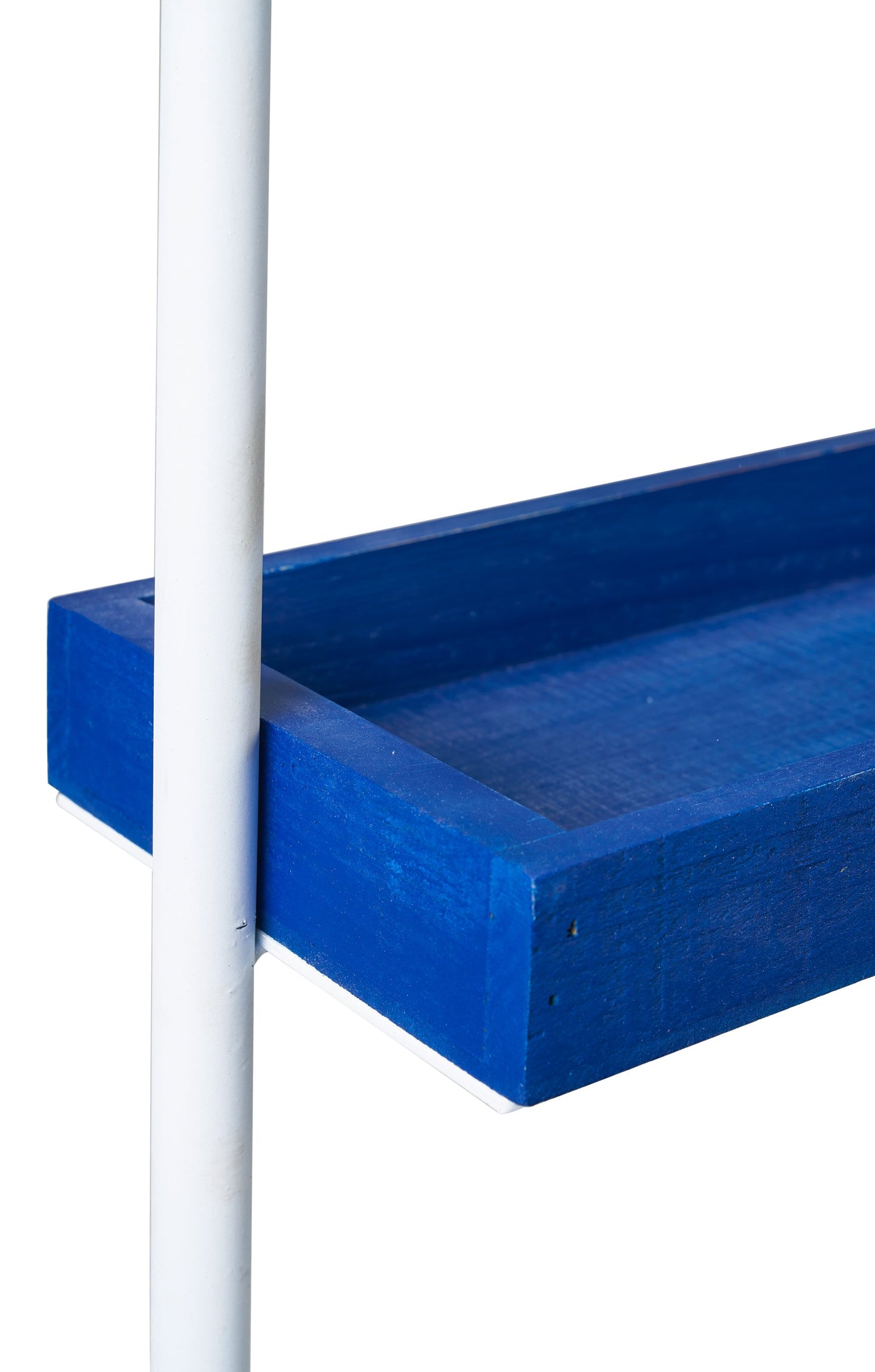 Servetto porta abiti blu e bianco