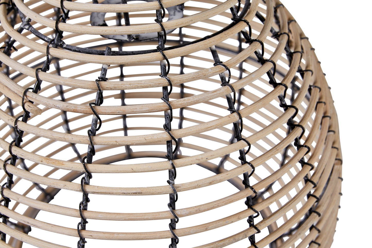 Cappello lampada cupola rattan piccolo