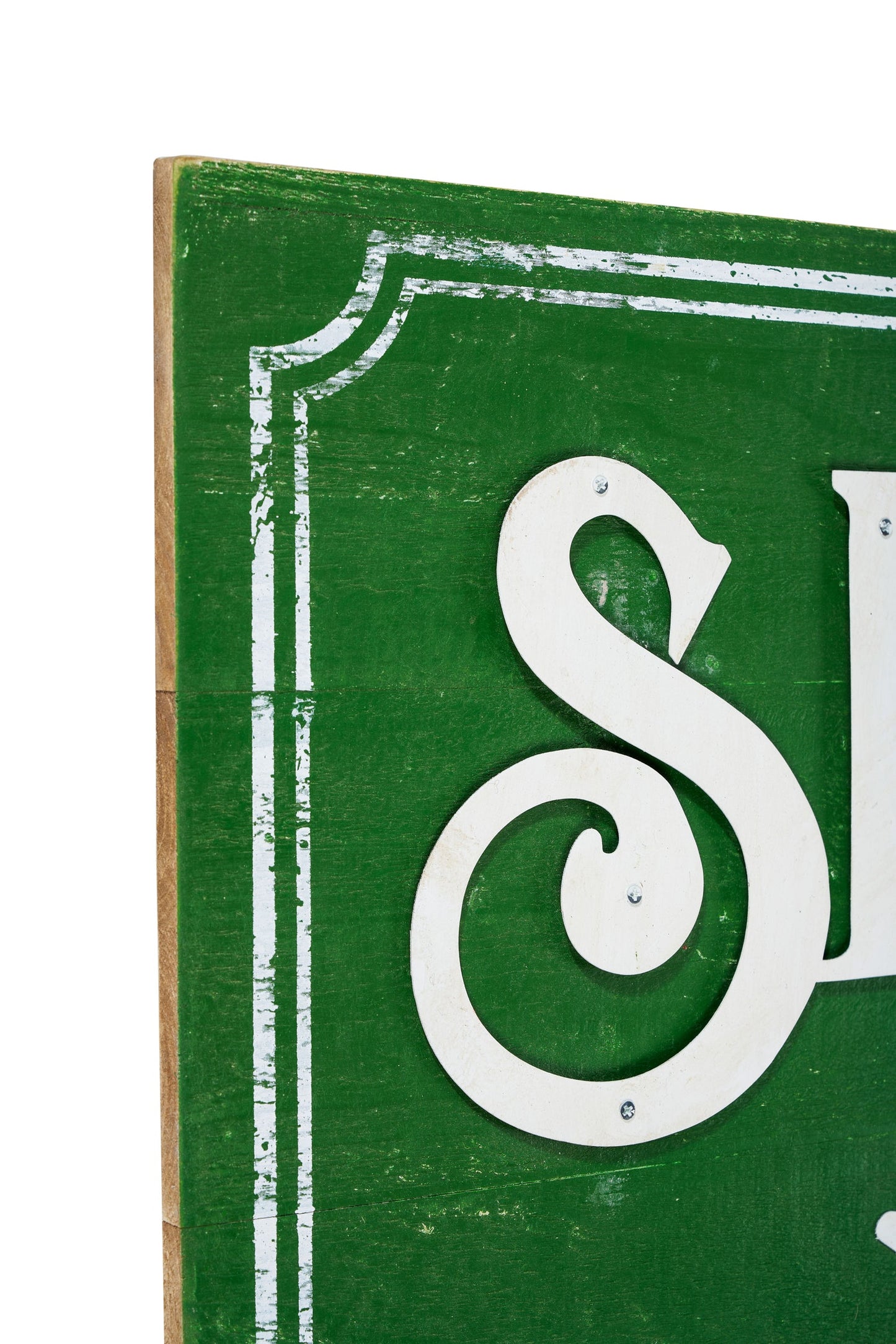 Merry - cartello verde sleigh rides oh what fun