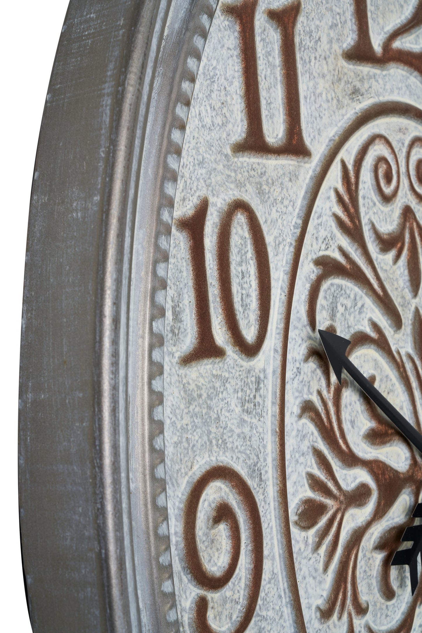 Orologio - maxi olorolgio ovale metallo finitura pietra