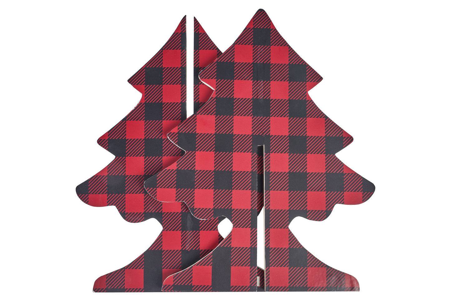 Merry - Albero Sagoma Rosso Nero Assemblato