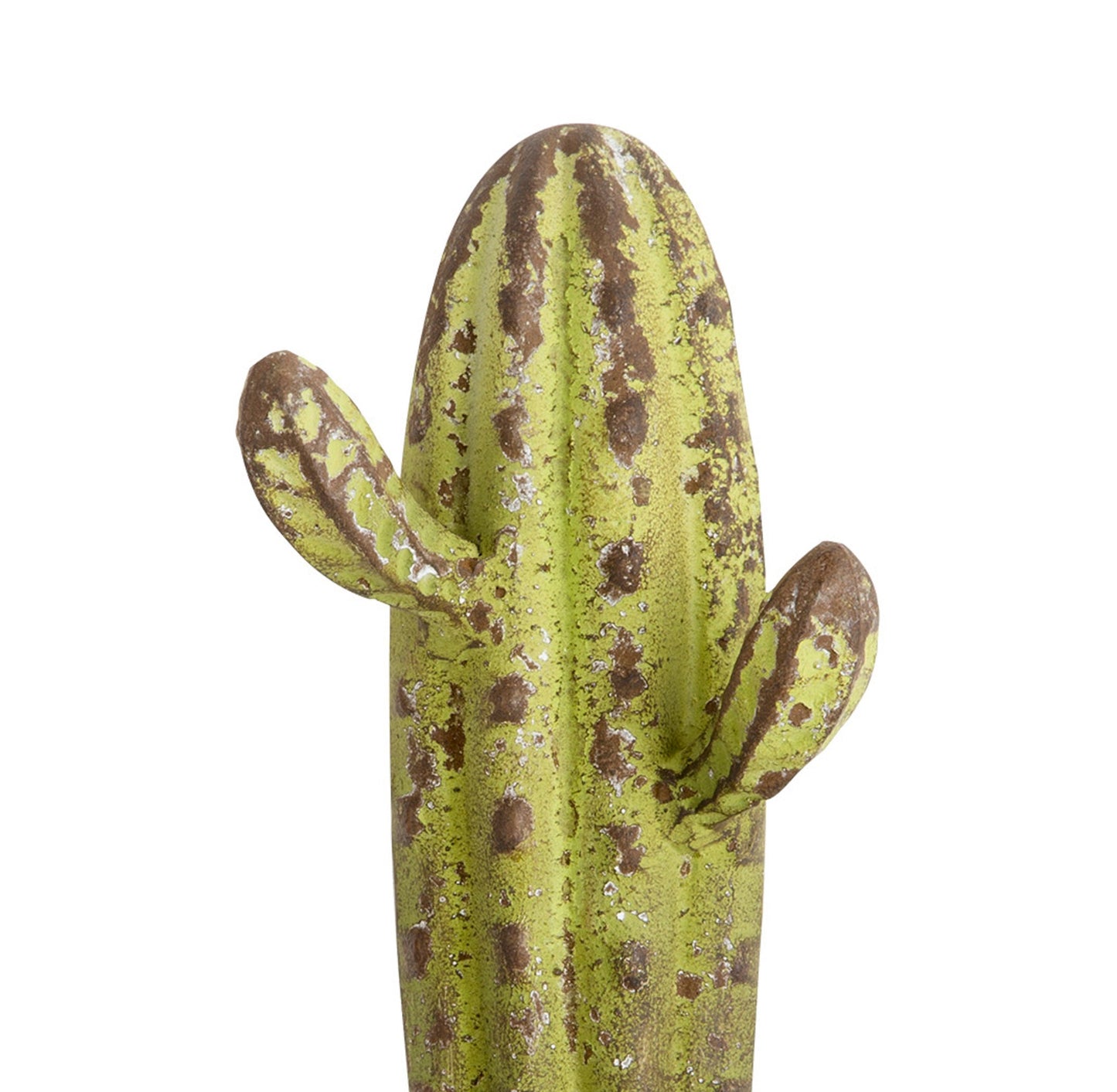 Cactus - attaccapanni in metallo verde - 3 ganci