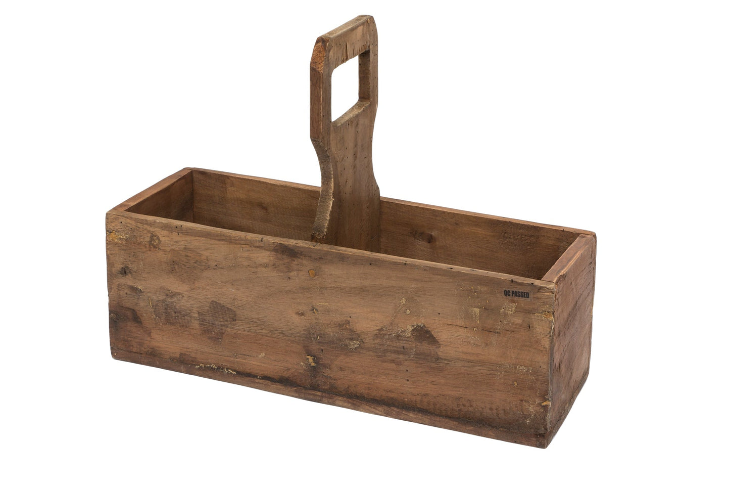 Portabottiglie con manico in legno