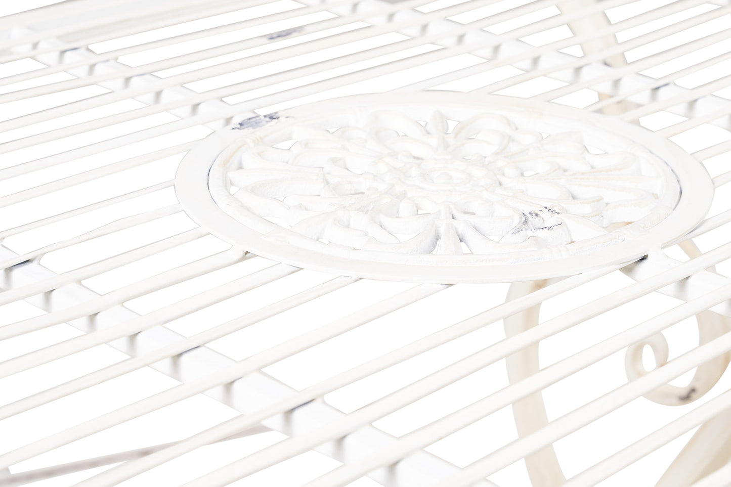 Linea Ferro - Set 4 Salotto da Esterno in Ferro Bianco