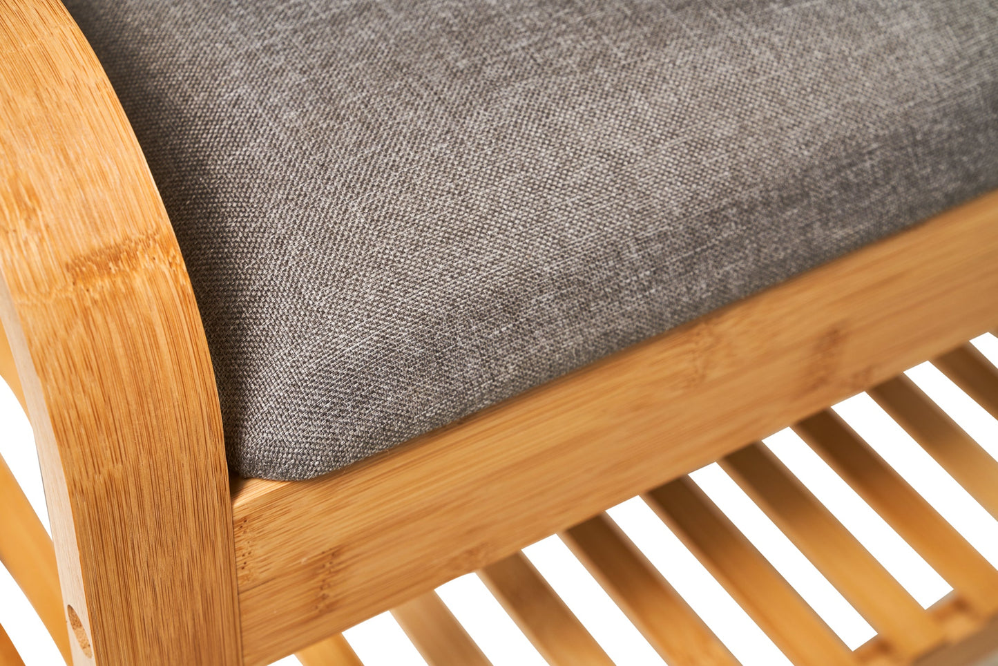 Essenziale - Panchetto Singolo Bambu Con Seduta