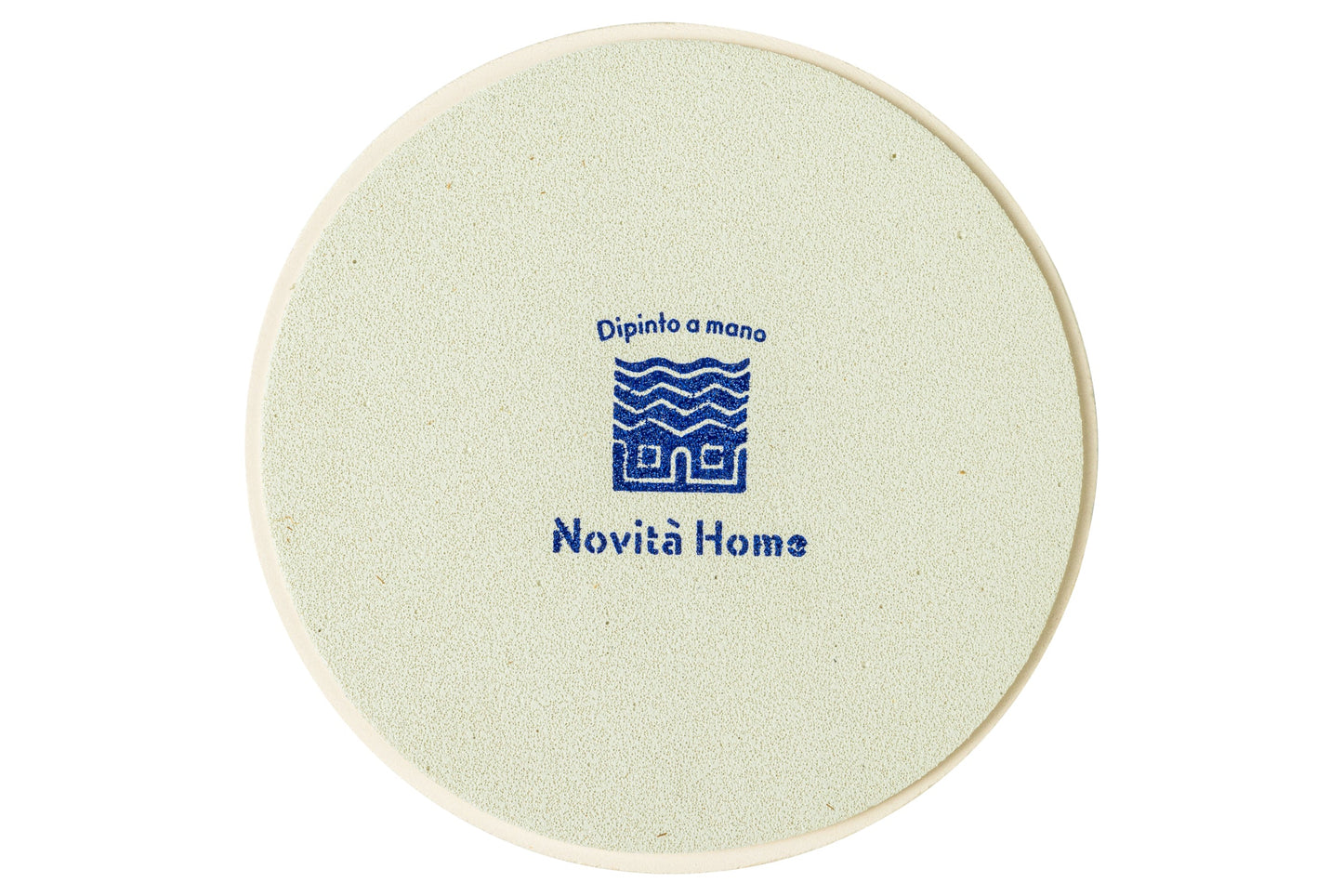 Sottopentola Tondo Decorato A Mano Margherite Blu