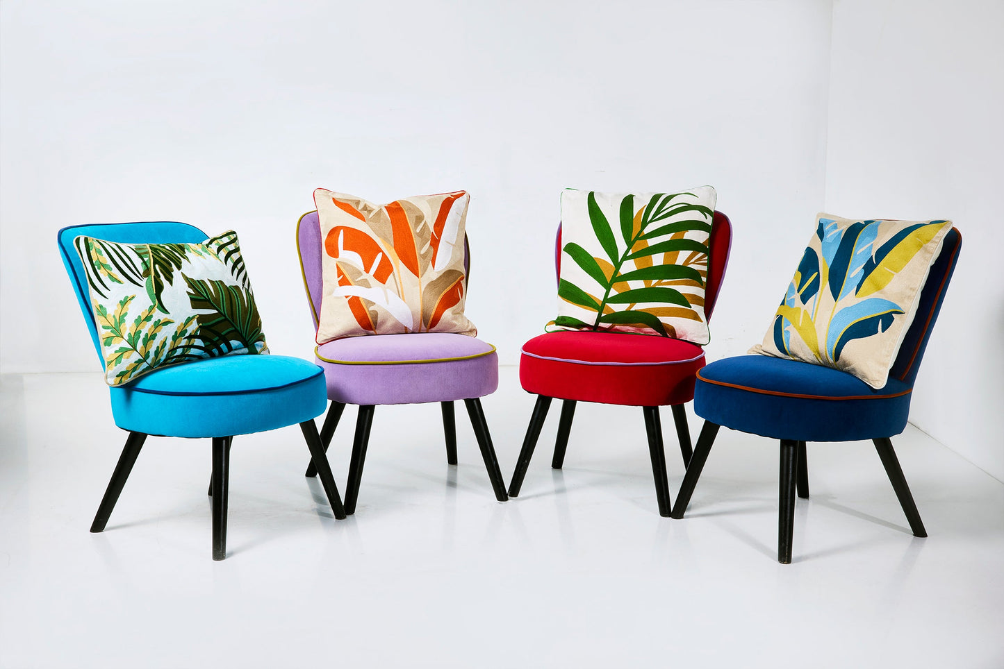 Ricamo - Cuscino Foglie di Palma