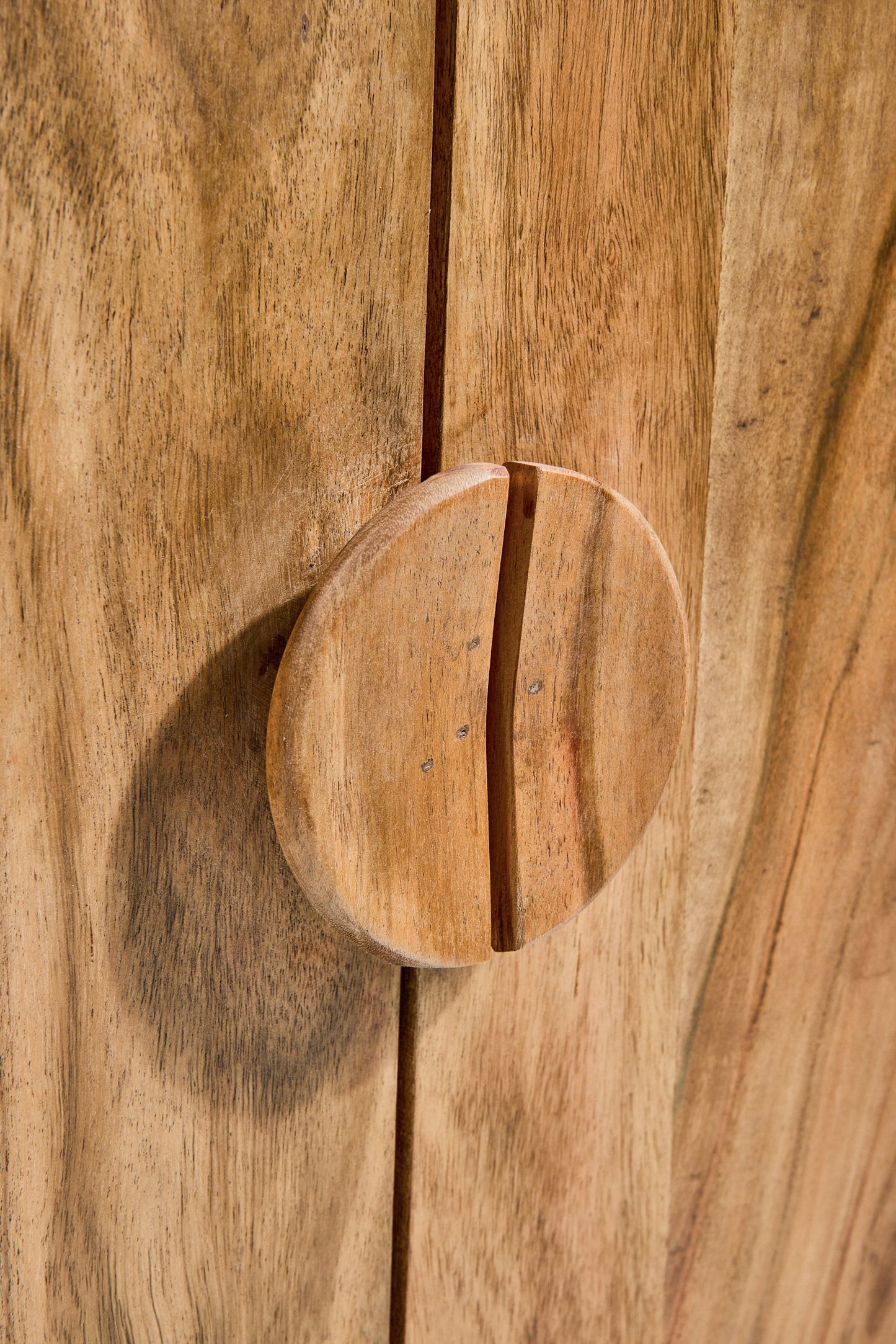 Rockler - Mobiletto in Legno di Acacia 2 Ante