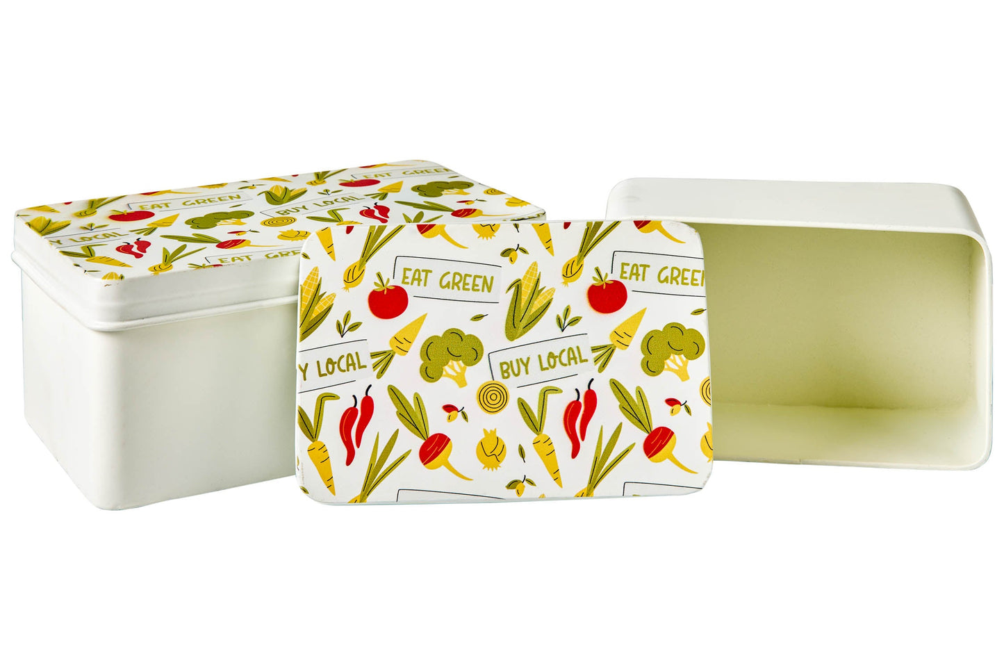 Friendly - Scatole 1/2 Rettangolari Eat Green By Local Bianca