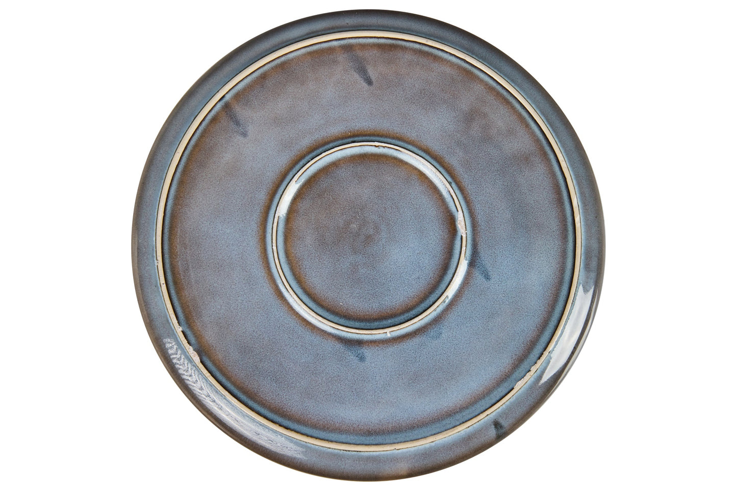 Stone - Piatto Piano in Ceramica Grigio