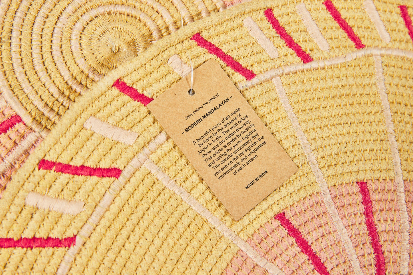 Stromboli - Set Tovaglietta 1/2 Giallo Rosso