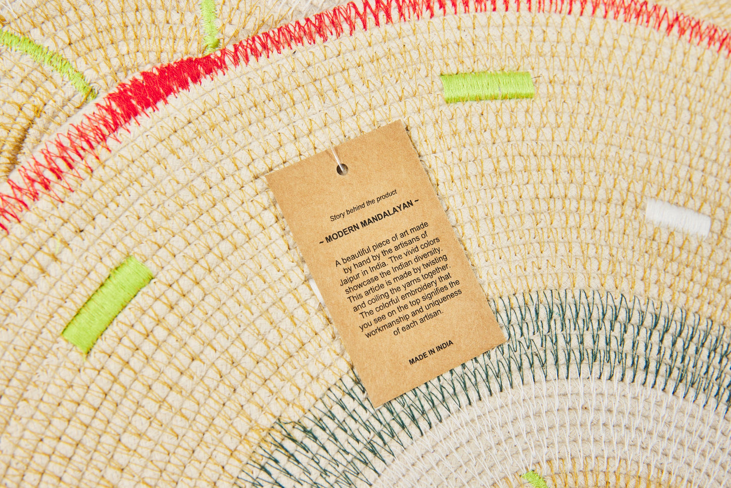 Stromboli - Set Tovagliette 1/2 Giallo,Bianco,Beige