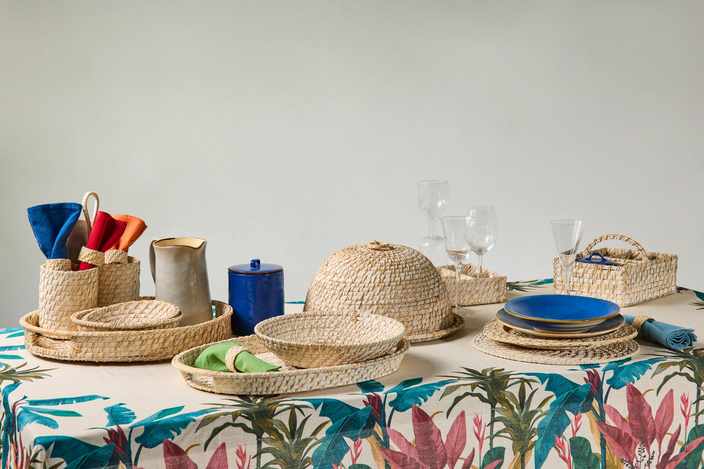 Fatto In Casa - Cestino Tondo Porta Spezie Con Manico