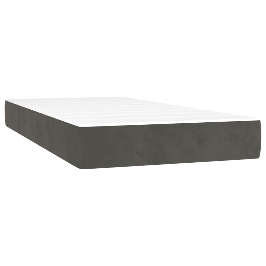 vidaXL Struttura Letto Box Spring Piattaforma Letto con Materasso per Camera da Letto Velluto
