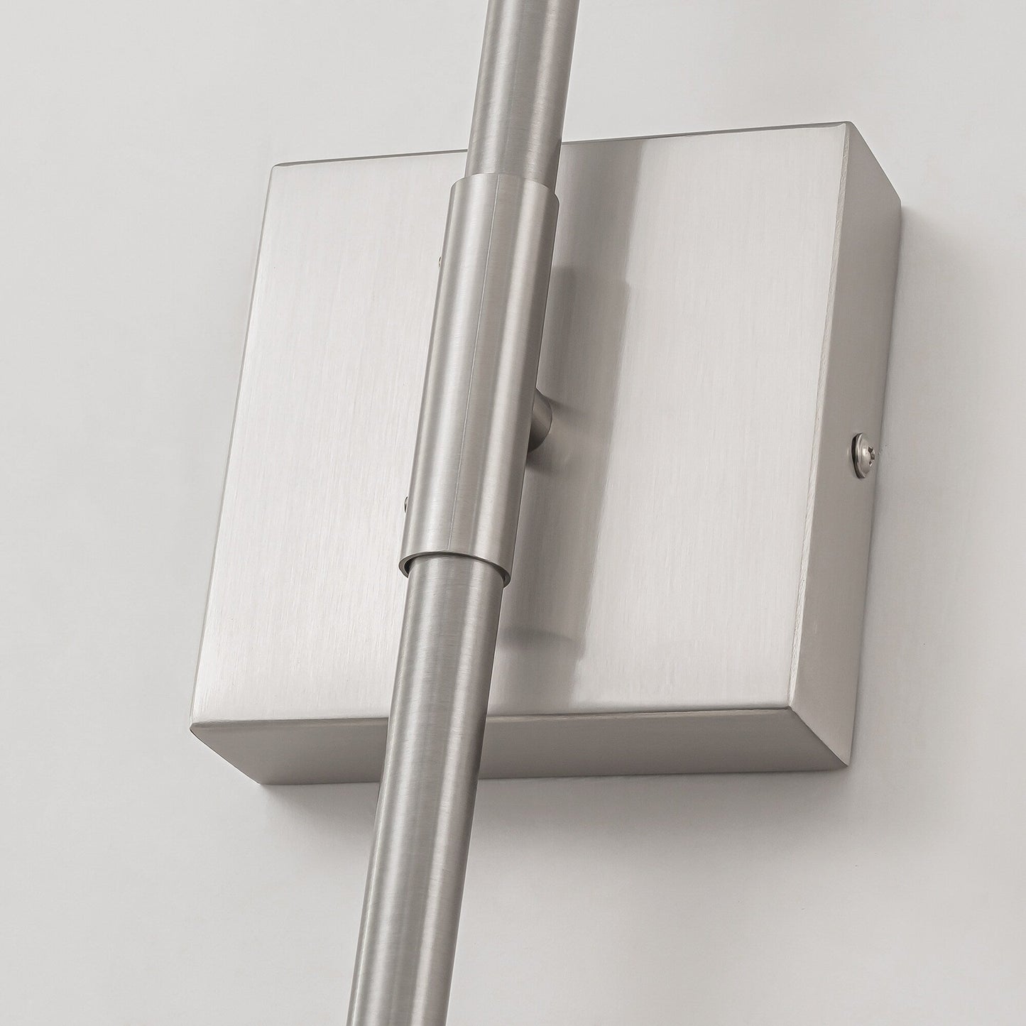 Applique da parete moderna a striscia lineare lunga nera/oro/nichel, dimmerabile, con luce LED per il bagno