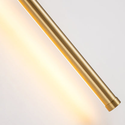 Applique da parete moderna a striscia lineare lunga nera/oro/nichel, dimmerabile, con luce LED per il bagno