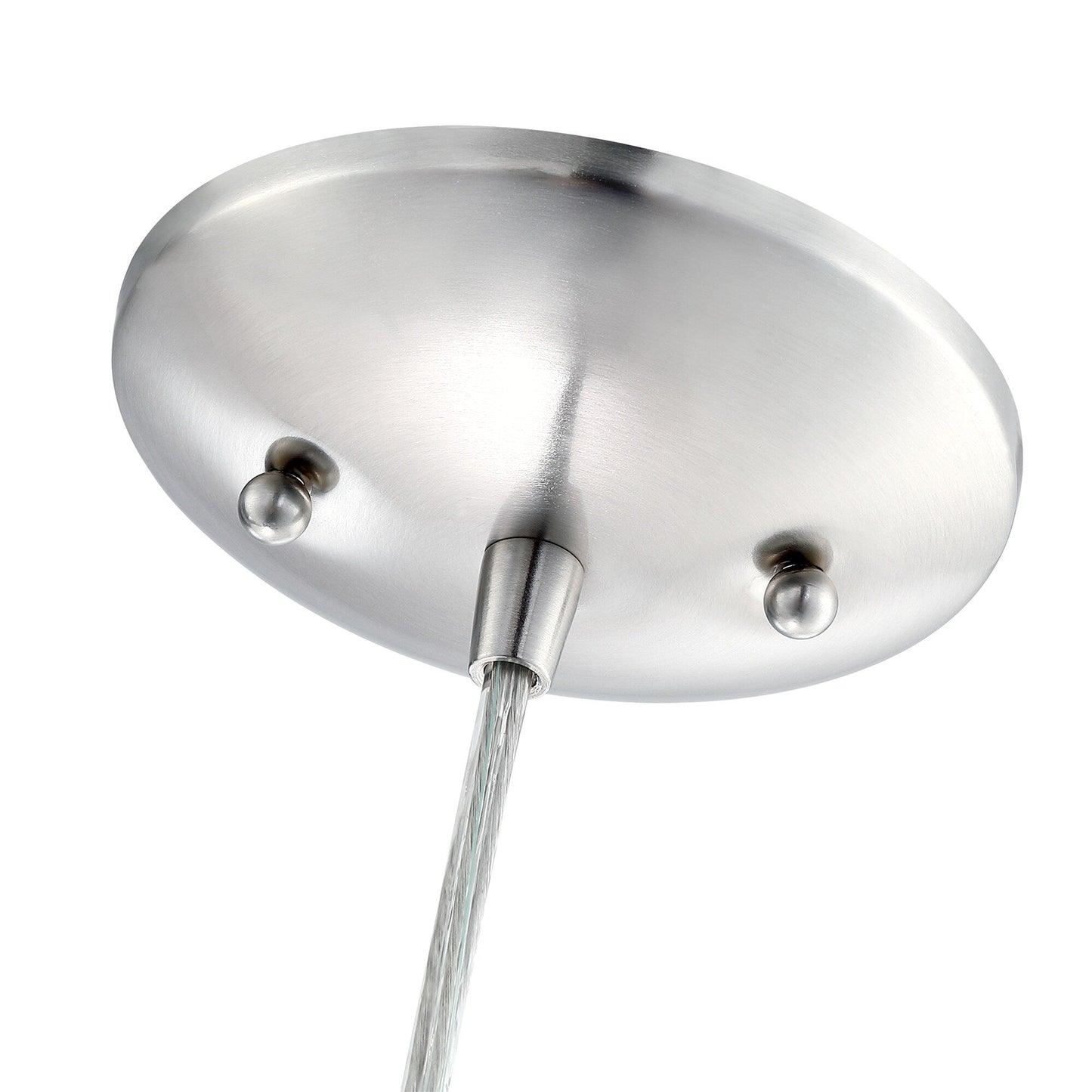 Lampadario a goccia in vetro trasparente per isola da cucina a 1 luce (è possibile scegliere tra 1 o 3 confezioni)